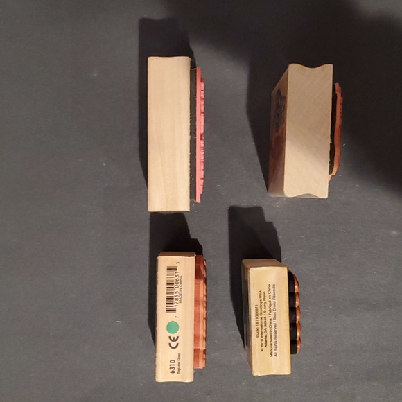 Fun Wood Ink Stamps - Picture 3 of 3